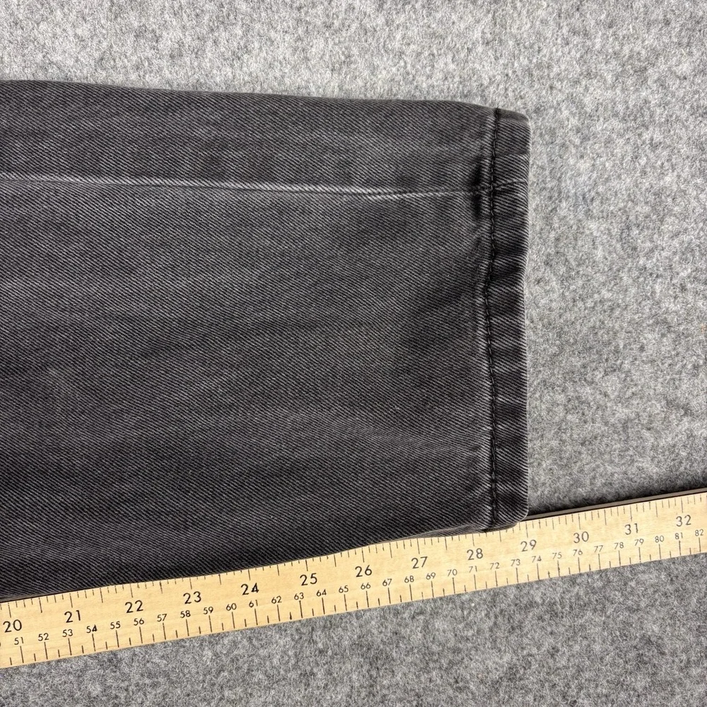 Levi's 505‎ Jeans Mens 38x30 (Fits 36x29) Black Wash Straight Leg Denim Casual